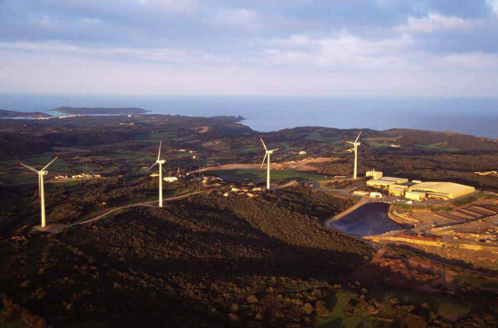 Molinos en Es Milà.