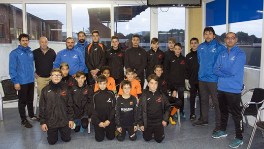 Joan Capó, durante su visita (Foto: deportesmenorca.com)