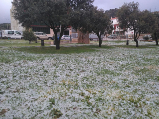 (Vídeo y galería de fotos) La nieve llega a Menorca