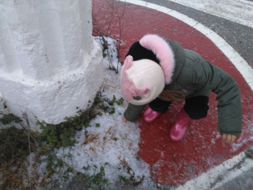 (Vídeo y galería de fotos) La nieve llega a Menorca