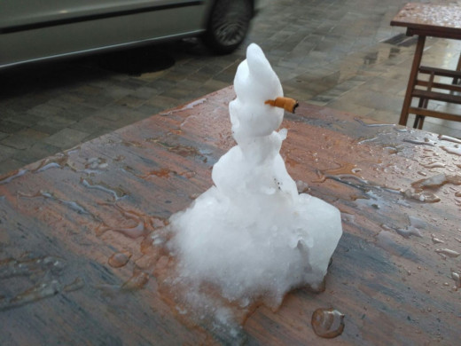 (Vídeo y galería de fotos) La nieve llega a Menorca