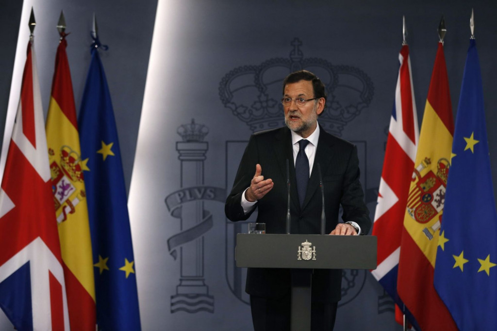 Mariano Rajoy, en rueda de prensa.