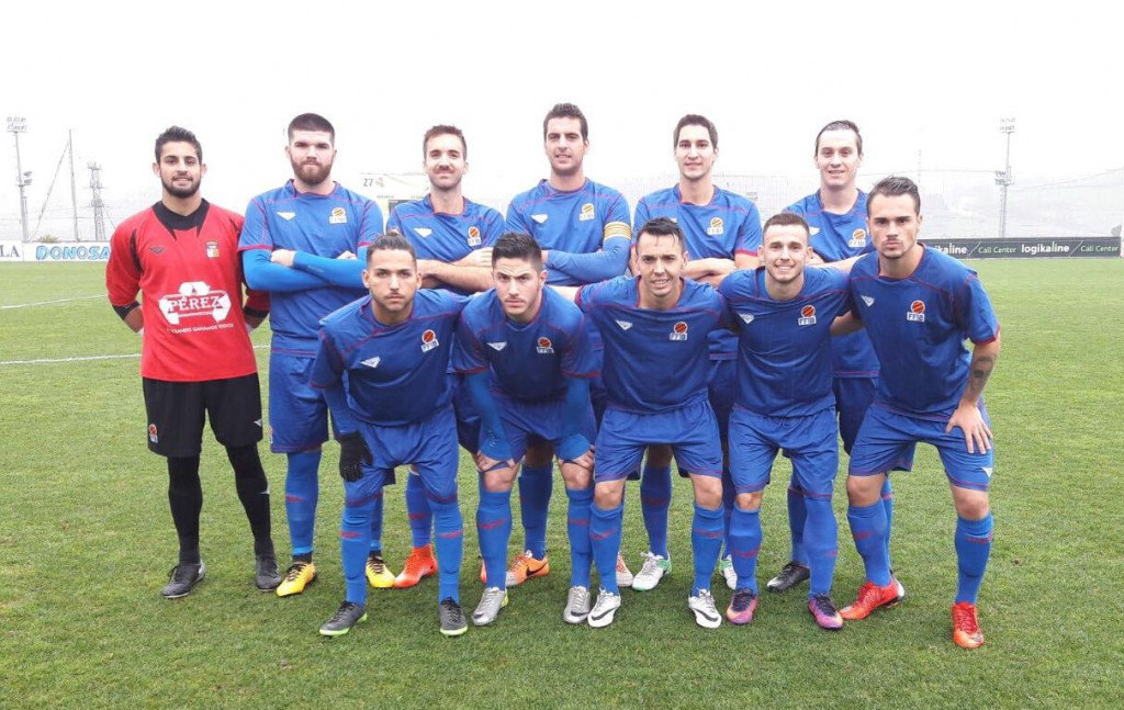 Once inicial de la seelcción que se ha enfrentado a Euskadi.