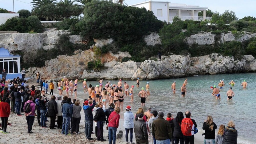 Imagen de una anterior Sant Silvestre en Ciutadella.