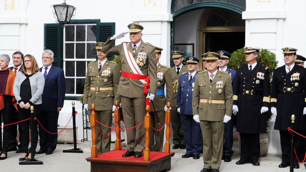 Un momento del acto de la Pascua Militar (Fotos: Tolo Mercadal)