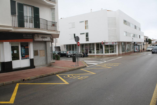 Imagen de la nueva ubicación de la parada (Foto: Ajuntament Sant Lluís)