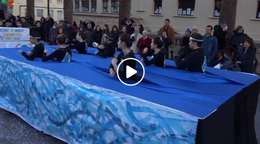 Captura de pantalla del vídeo del desfile editado por el Ajuntament de Ciutadella.