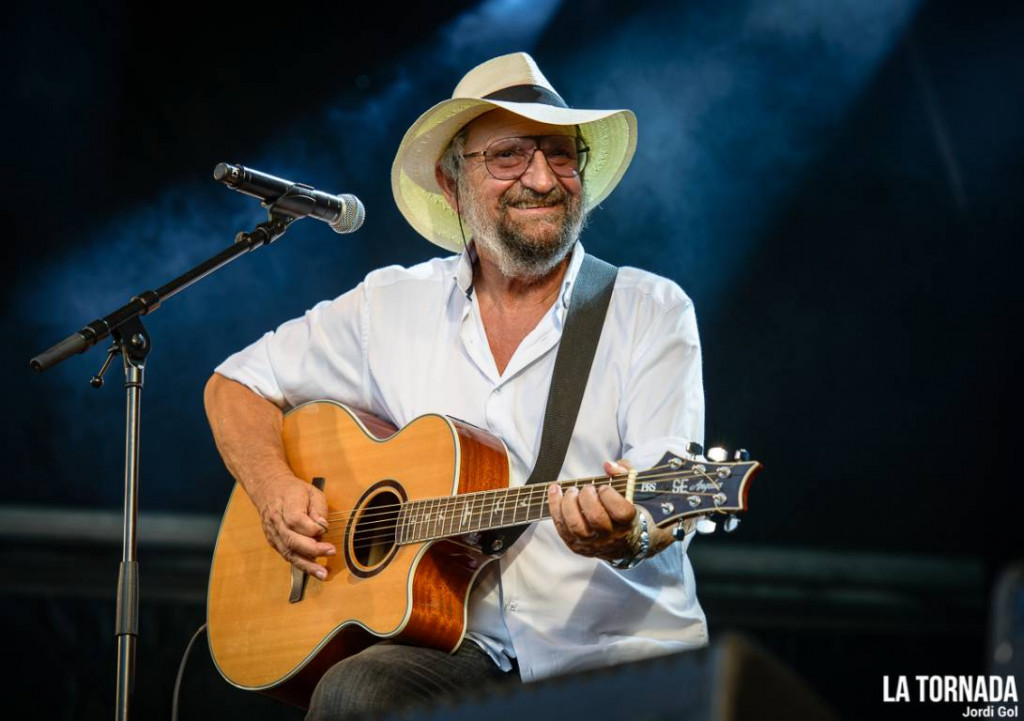 Penya, durante un concierto.