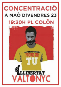 Cartel de la concentración.