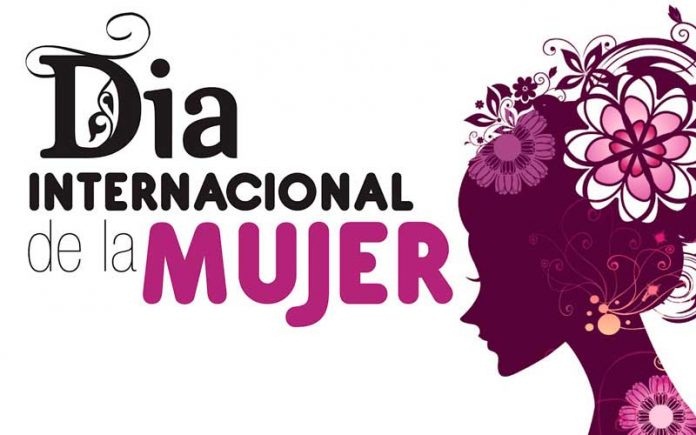 Un cartel del Día Internacional de la Mujer.