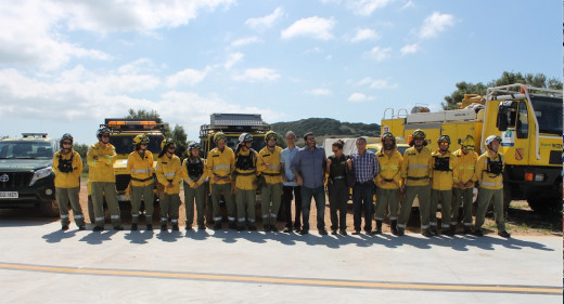 Trabajadores del IBANAT en Menorca