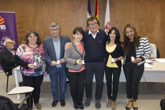 Miquel Bestard, con su nuevo equipo directivo.