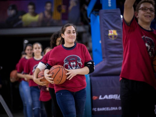 (Galería de fotos) El CB Ferreries disfruta en el Palau Blaugrana