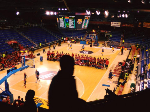 (Galería de fotos) El CB Ferreries disfruta en el Palau Blaugrana