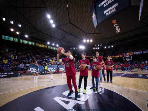 (Galería de fotos) El CB Ferreries disfruta en el Palau Blaugrana