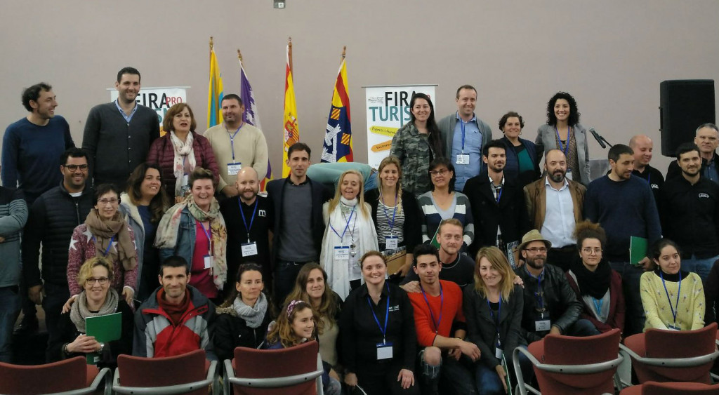 Foto de familia de los participantes en la feria (Foto: Tolo Mercadal)