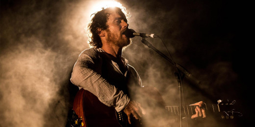 Damien Rice, durante un concierto.