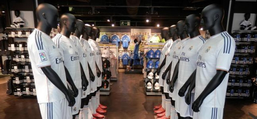 Tienda del Real Madrid.