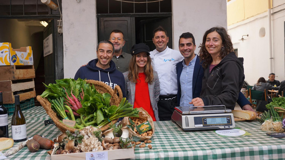 Imagen de la jornada gastronómica en Ciutadella a la que ha asistido Miquel Company.