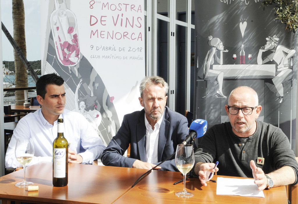 Los organizadores han presentado esta mañana la octava edición de muestra de Vins Menorca.