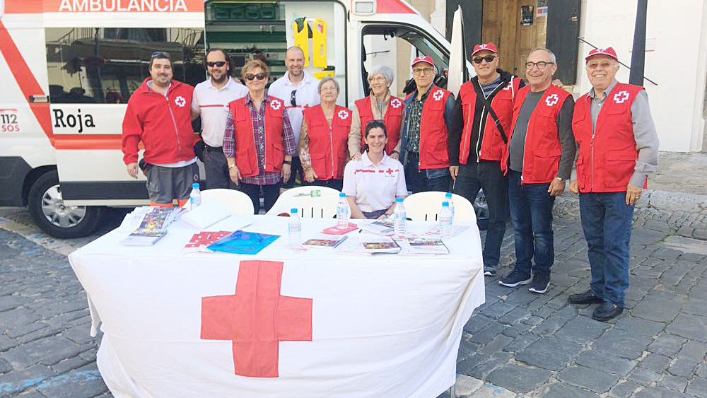 Imagen del encuentro en el centro de Maó (Fotos: Tolo Mercadal)