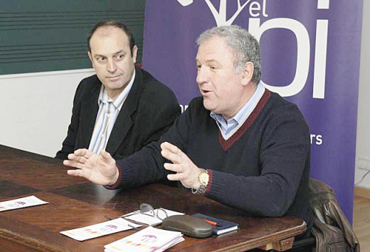 Llorenç Carretero, junto a Florencio Conde.