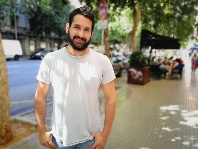 Juanjo Martínez, posando antes de la entrevista.