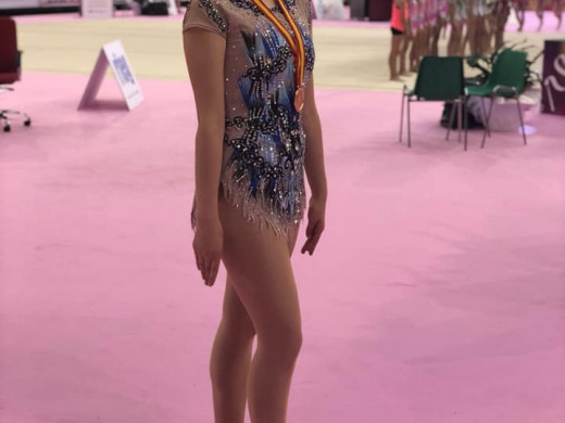 (Galería de fotos) Georgia Warren, bronce en el Nacional de gimnasia rítimica