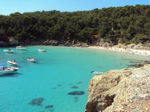 Imagen de Cala Escorxada, en Es Migjorn Gran.