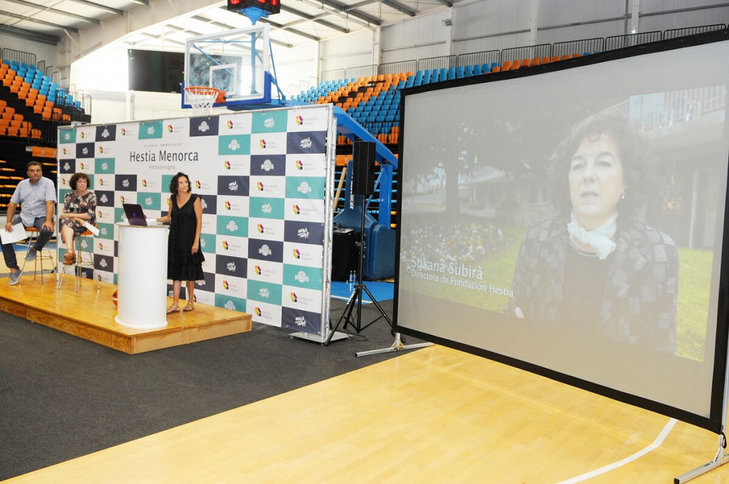 Momento de la presentación del sponsor principal del club en 2018 (Foto: Tolo Mercadal)