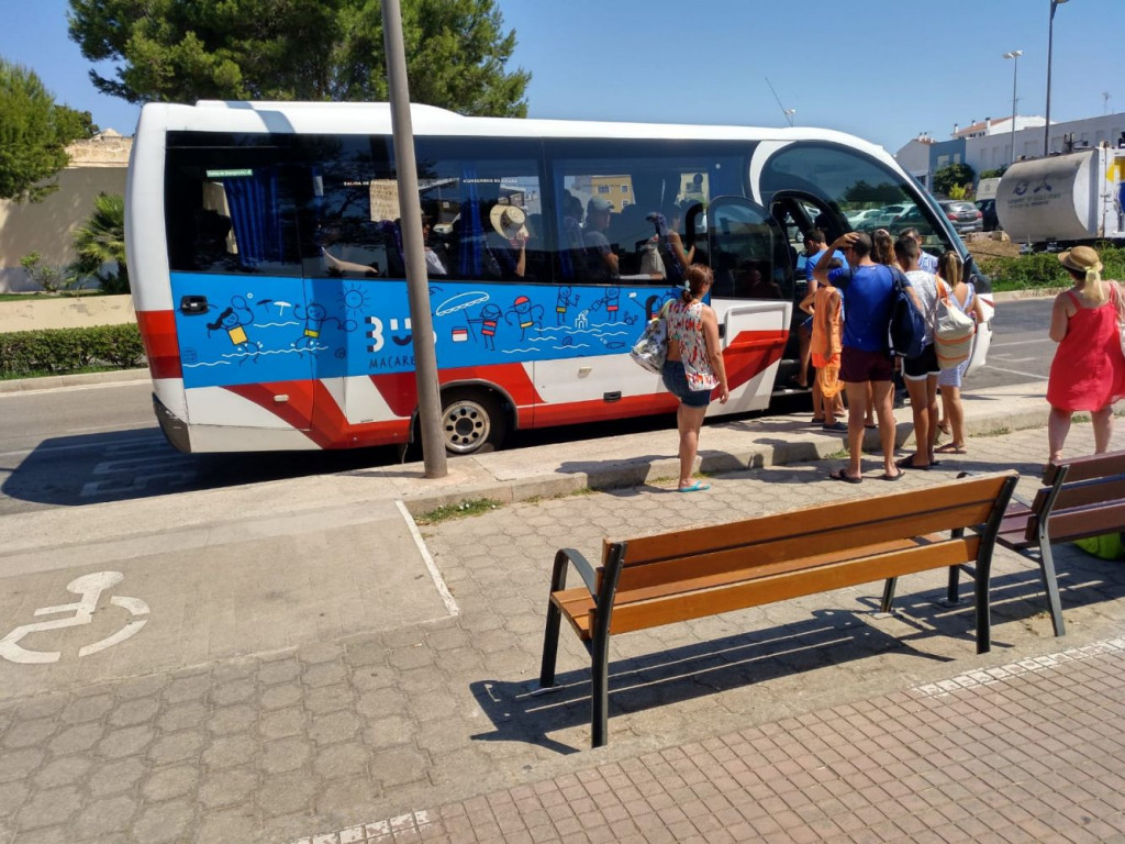 Vuelve a la normalidad el servicio de transporte público en Menorca