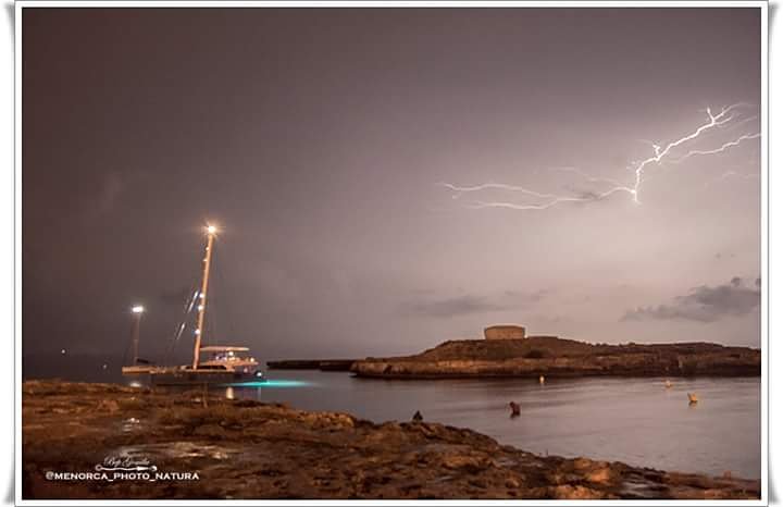 Imagen de la tormenta de ayer (Foto: Bep Gomila)