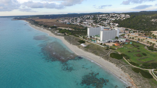 Imagen aérea de la playa (Foto: Turisme de les Illes Balears)