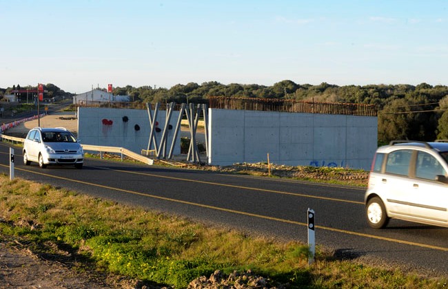 Las obras en la carretera general motivo de la polémica