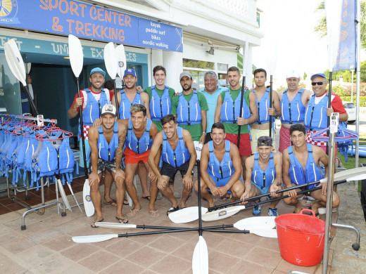 (Fotos) El Mercadal se entrena…en el mar