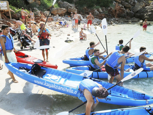 (Fotos) El Mercadal se entrena…en el mar