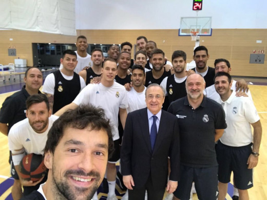 Selfie de Llull que ha subido a las redes sociales.