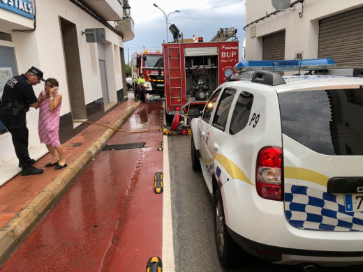 Incendio en un piso en Sant Lluís