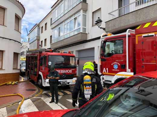 Incendio en un piso en Sant Lluís