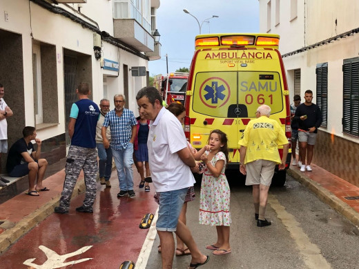 Incendio en un piso en Sant Lluís