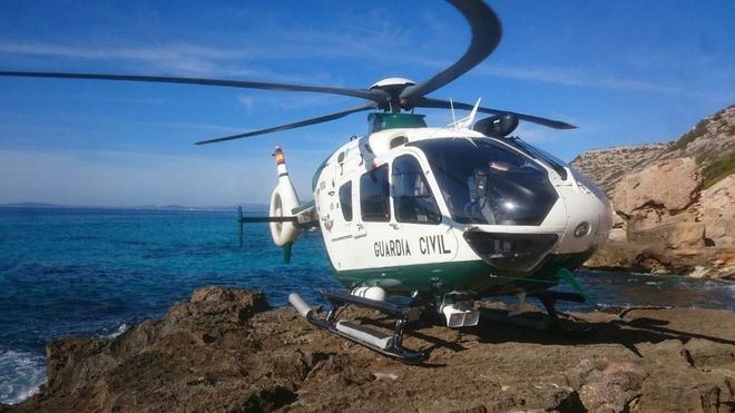 Helicóptero de la Guardia Civil.