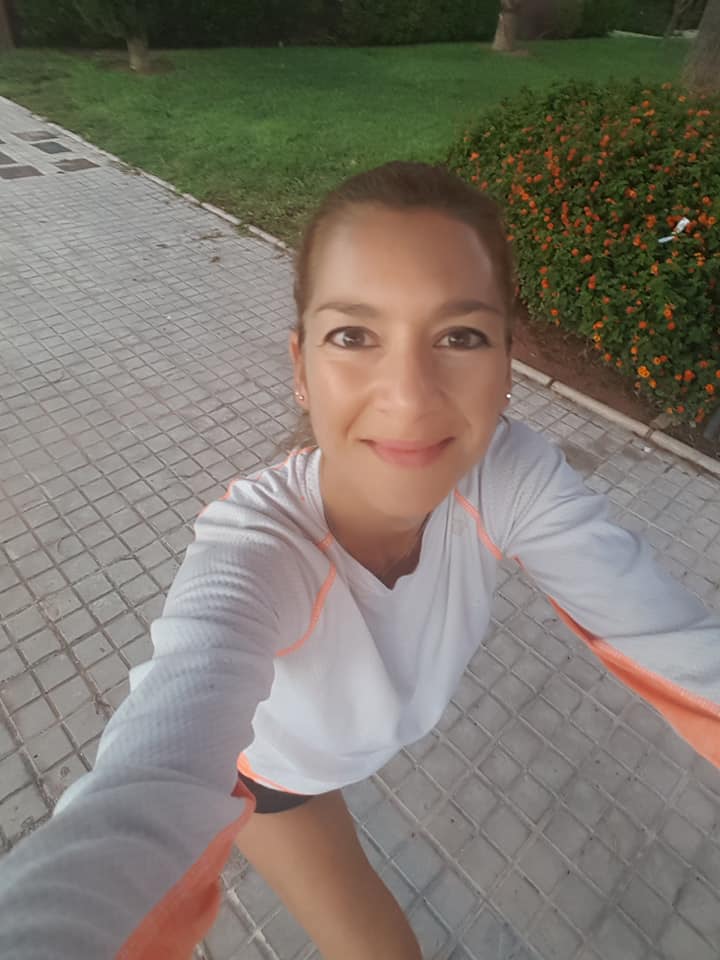 Natacha López, maratoniana que sufrió un cáncer de mama (Foto: N.L.)