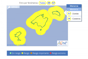 Mapa de alertas.