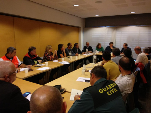 Imagen de la reunión de urgencia en el Consell (Foto: Govern balear)