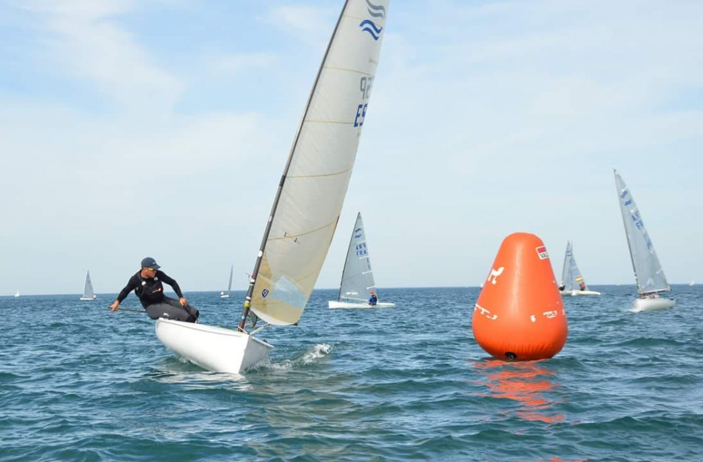 Cardona, en un momento de la regata.