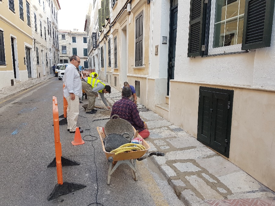 El empedrado de la calle Anuncivay está protegido debido a su valor patrimonial