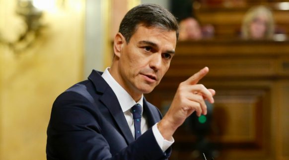 Pedro Sánchez, en el Congreso de los Diputados