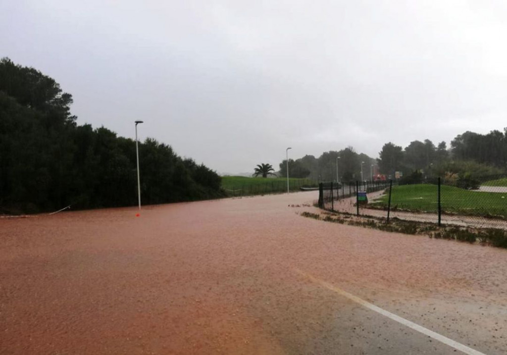 Lluvias torrenciales.