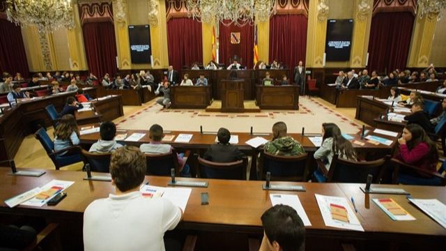 Parlament Infantil de una pasada edición.