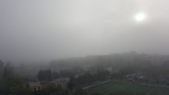 Imagen de la niebla en Mallorca (Foto: mallorcadiario.com)